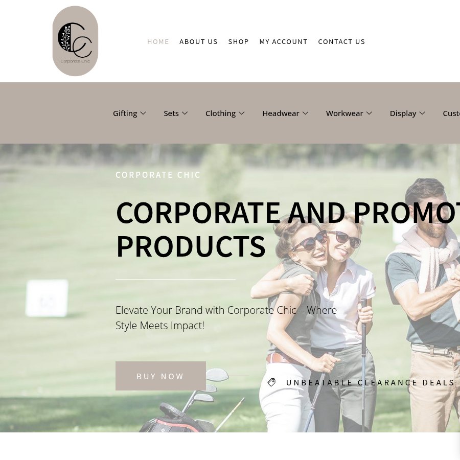 Corporate Chic website